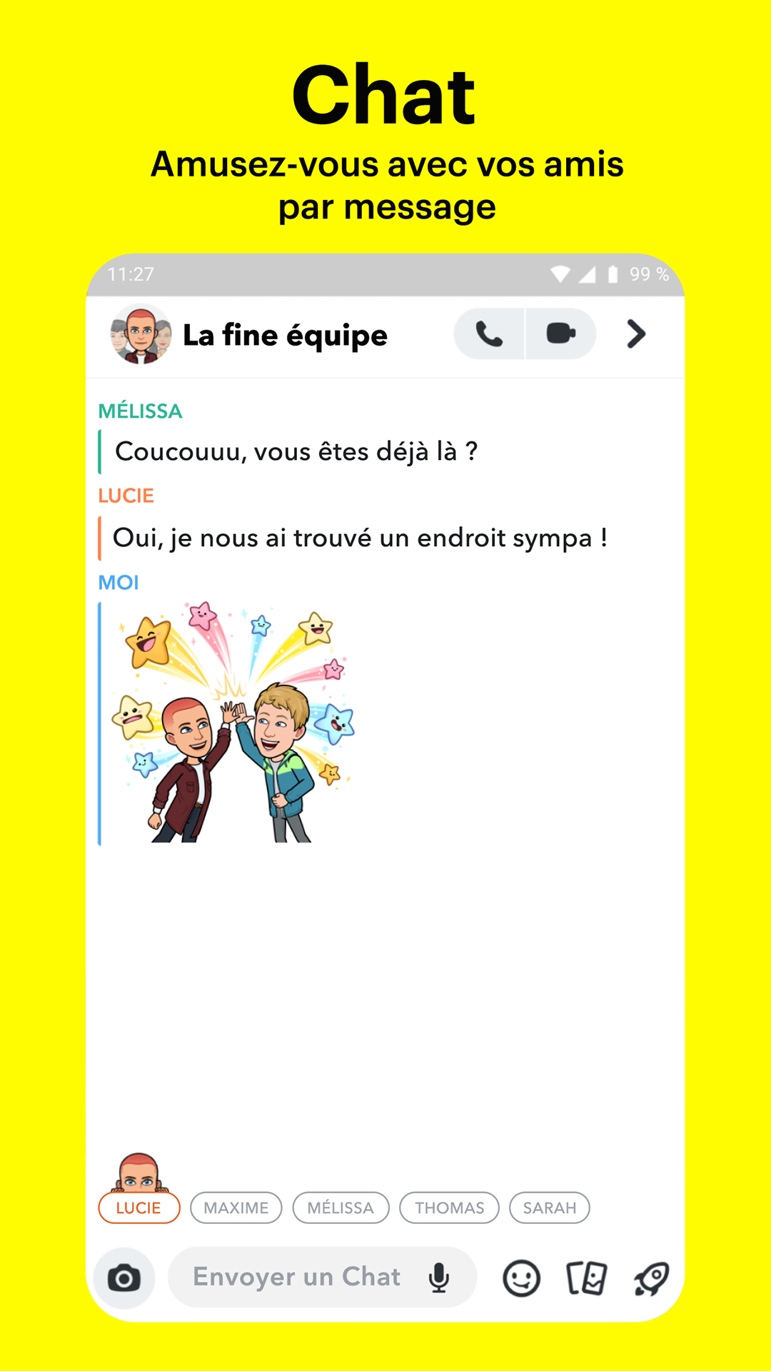Capture d'écran 1 de Snapchat